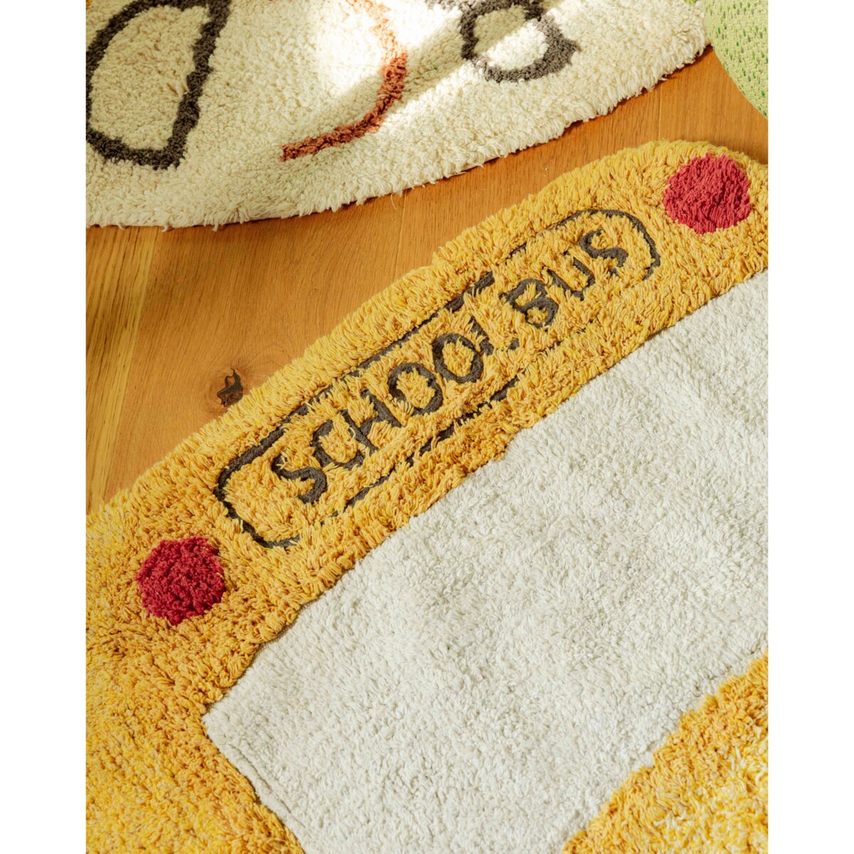 Dywan Bawełniany Autobus Szkolny do prania w pralce, Lorena Canals