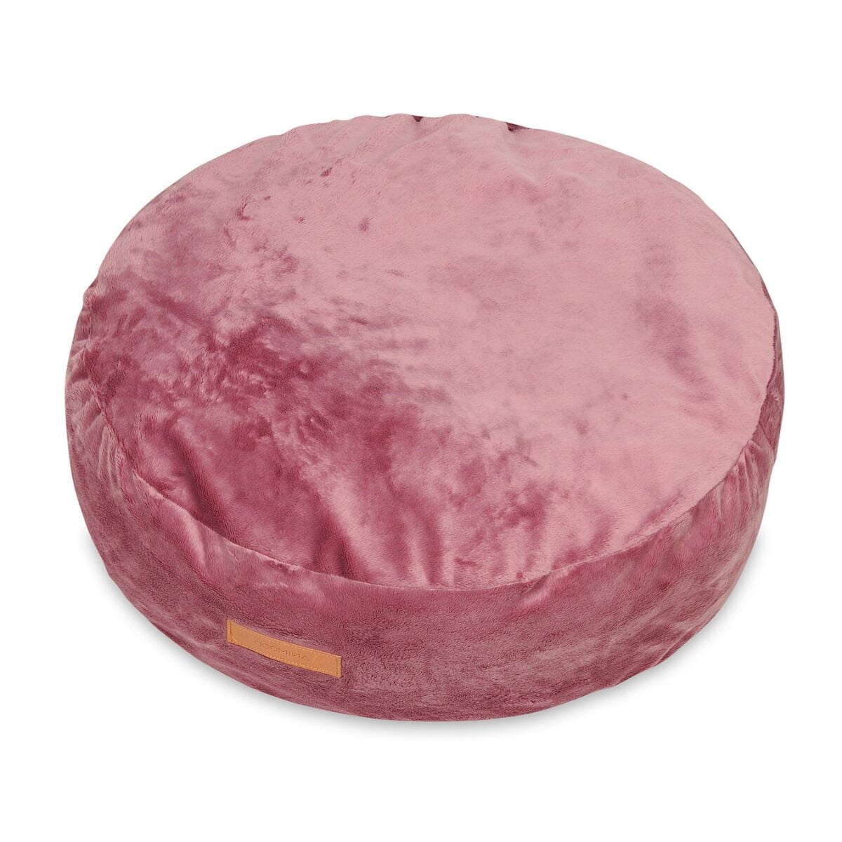 Animood Pufa Molly rozmiar: uniwersalny, kolor: malinowy , materiał:welur