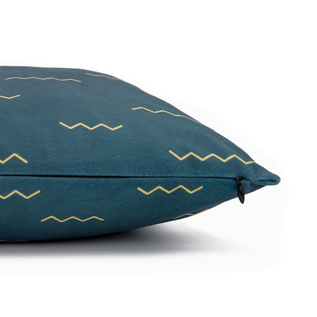 Poszewka dekoracyjna 40x40 drukowana, zygzak