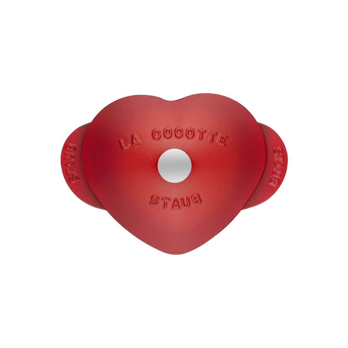 Garnek żeliwny serce Staub - Czerwony, 1.75 ltr