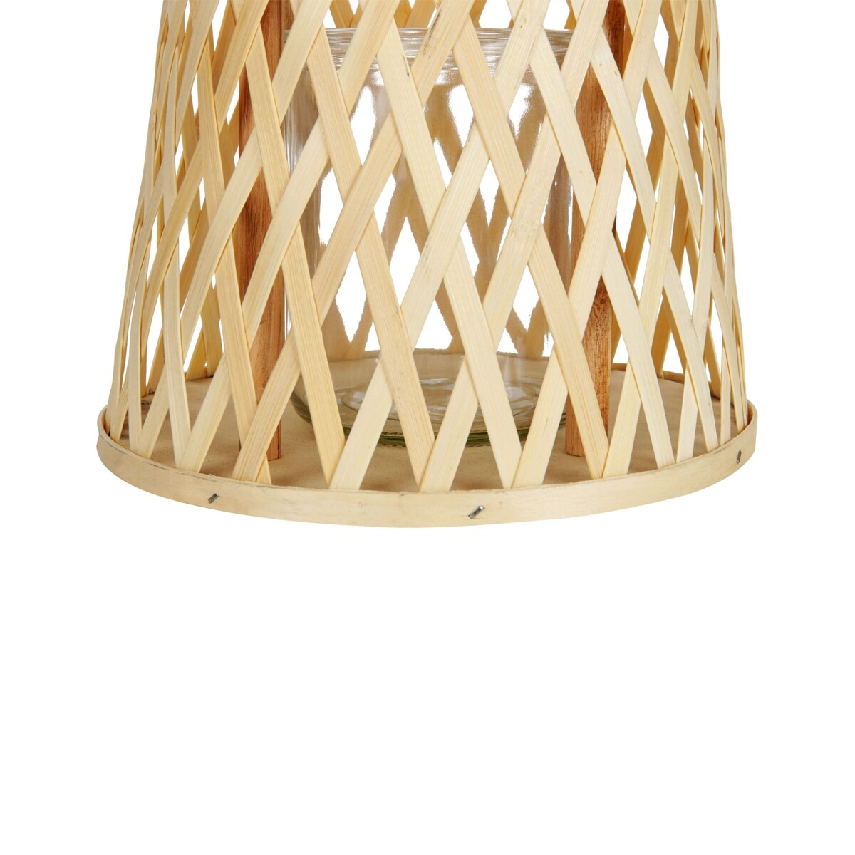 Lampion bambusowy 38 cm naturalny MACTAN