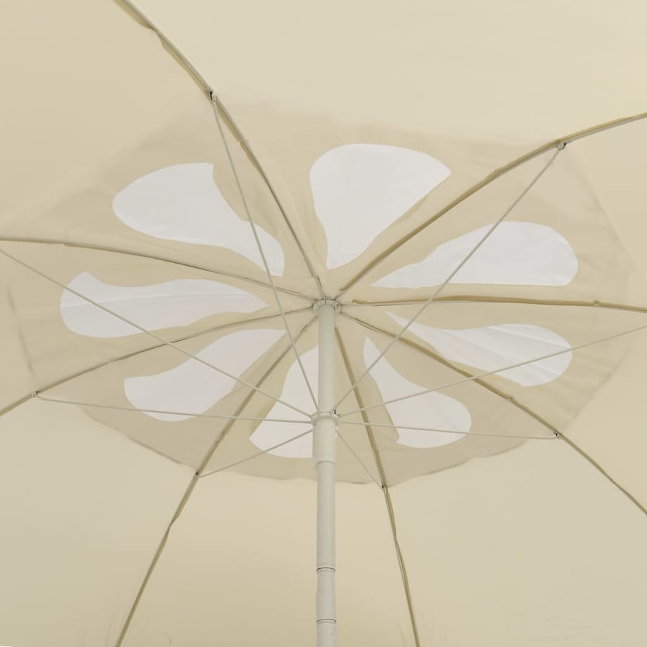 vidaXL Parasol plażowy, piaskowy żółty, 300 cm