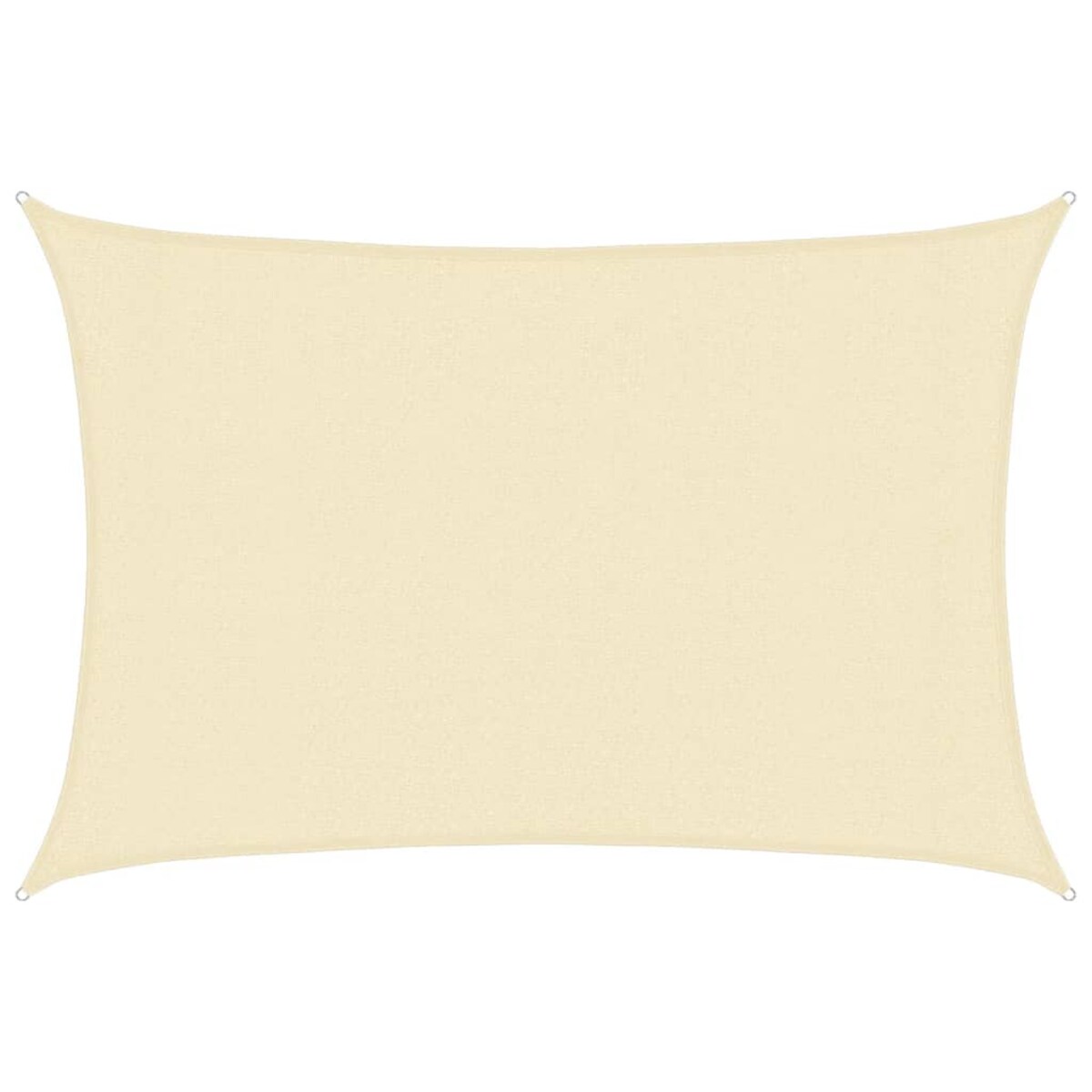 vidaXL Żagiel przeciwsłoneczny, 160 g/m², kremowy, 3x5 m, HDPE