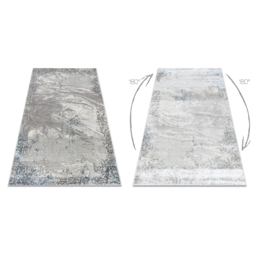 Dywan BLISS Z198AZ221 krem / niebieski - 80x150 cm