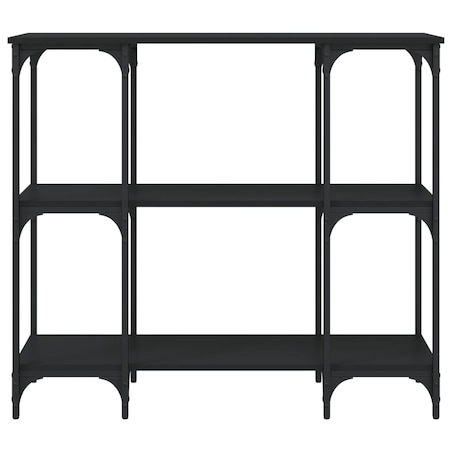 vidaXL Stolik konsolowy, czarny, 102x35x90 cm