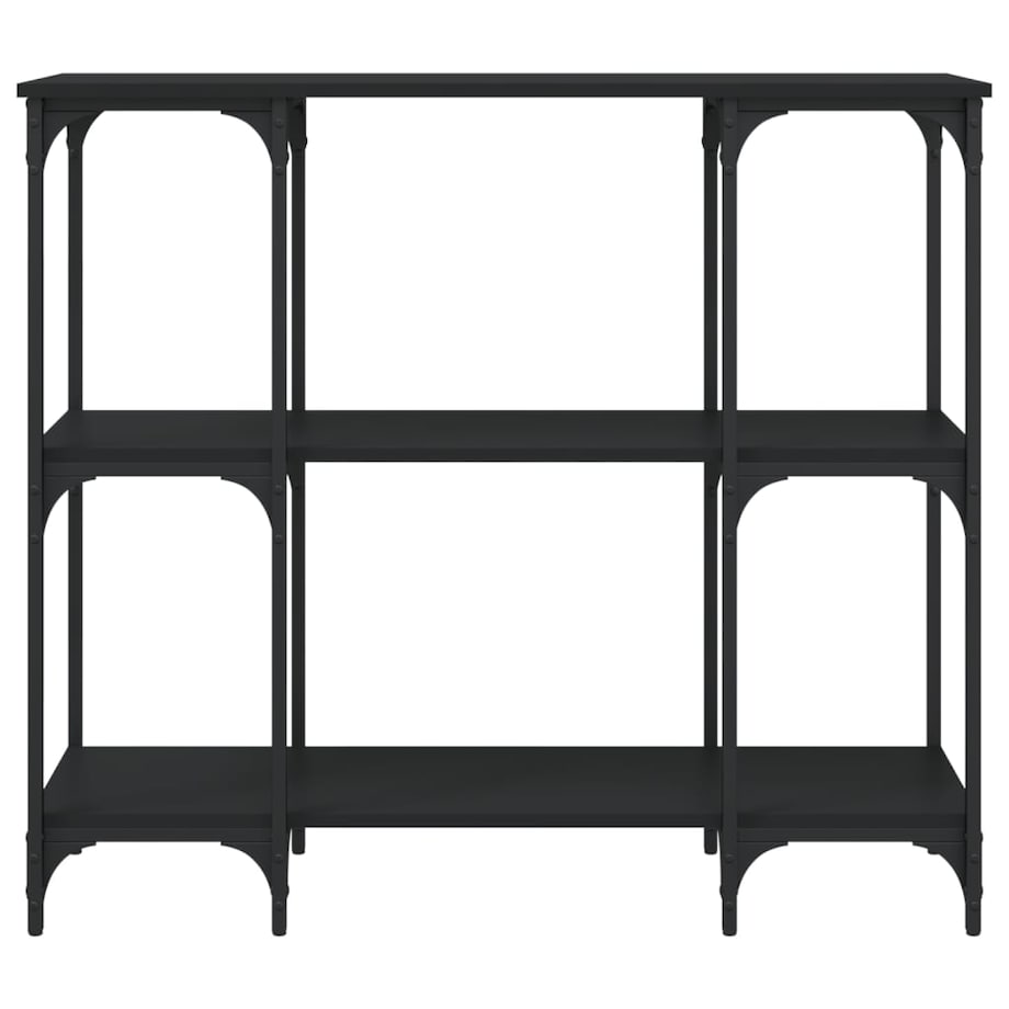 vidaXL Stolik konsolowy, czarny, 102x35x90 cm