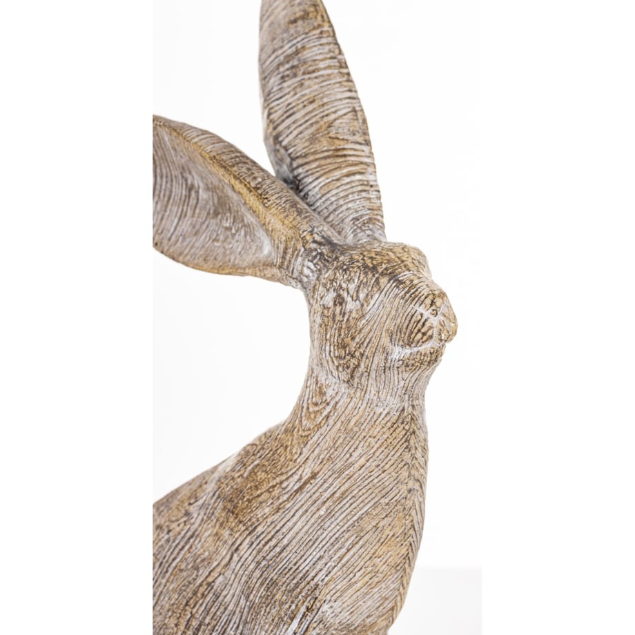 Dekoracja - zając brązowy 25,5x17x8 cm LONGORELA-2