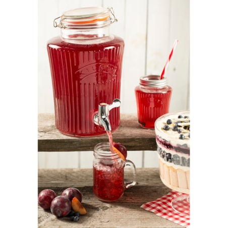 Słój do zimnych napojów z kranikiem Vintage, 5000 ml, Kilner