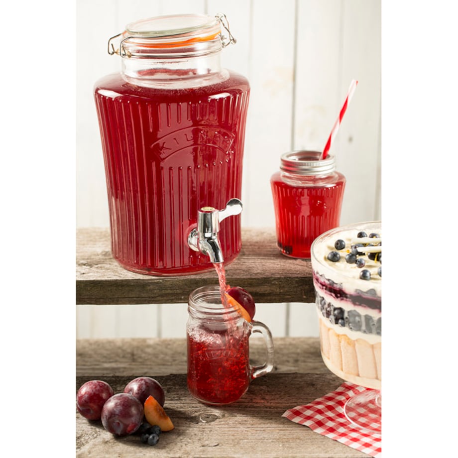 Słój do zimnych napojów z kranikiem Vintage, 5000 ml, Kilner