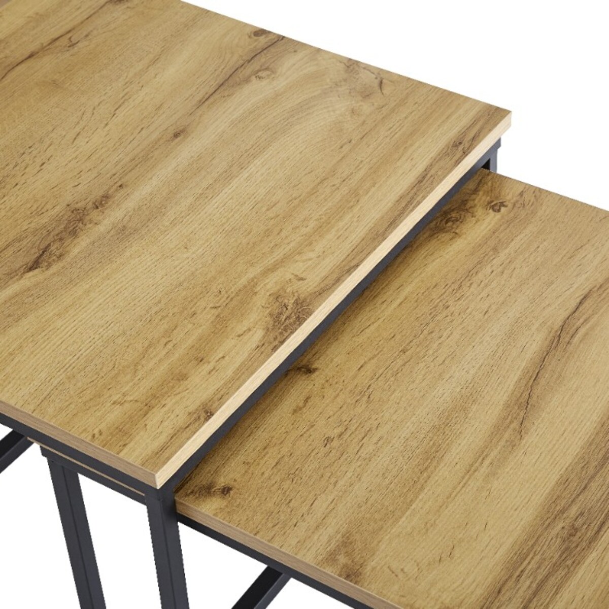 DUPLEX ZESTAW STOLIKÓW KAWOWYCH 2 szt. 50/45 cm DĄB