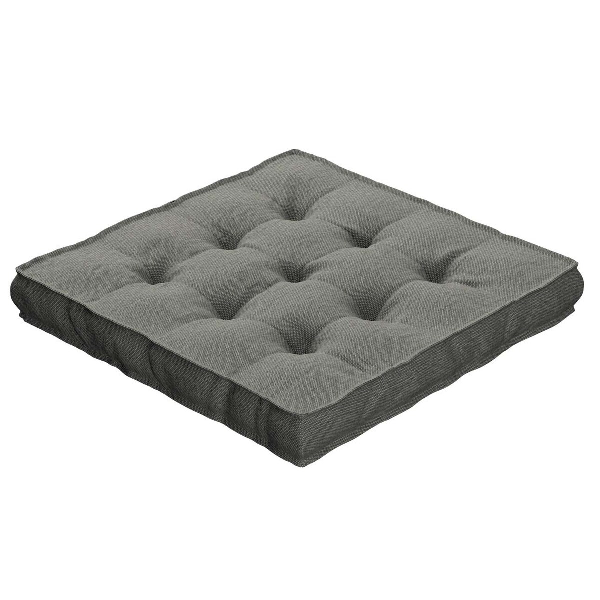 Poduszka na krzesło Kuba, szary, 50 x 50 x 10 cm, Etna