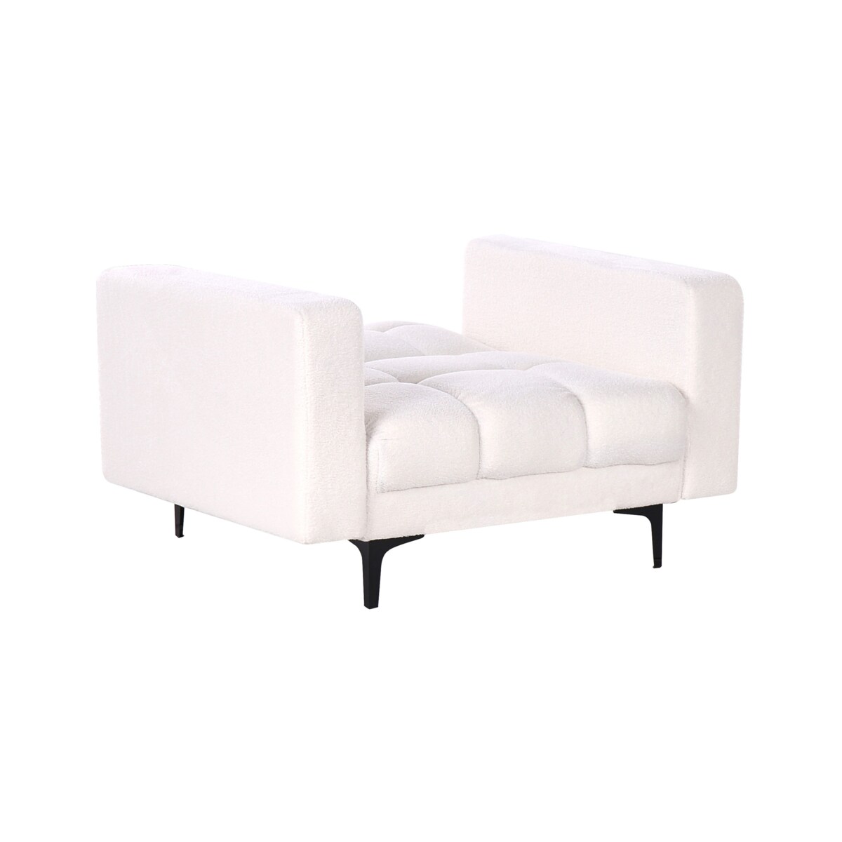 Fotel ALNES Boucle Biały