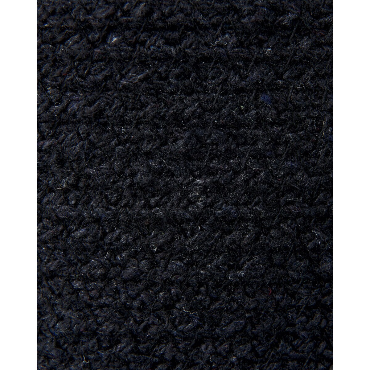 Zestaw 3 koszy bawełnianych czarny z beżowym BASIMA