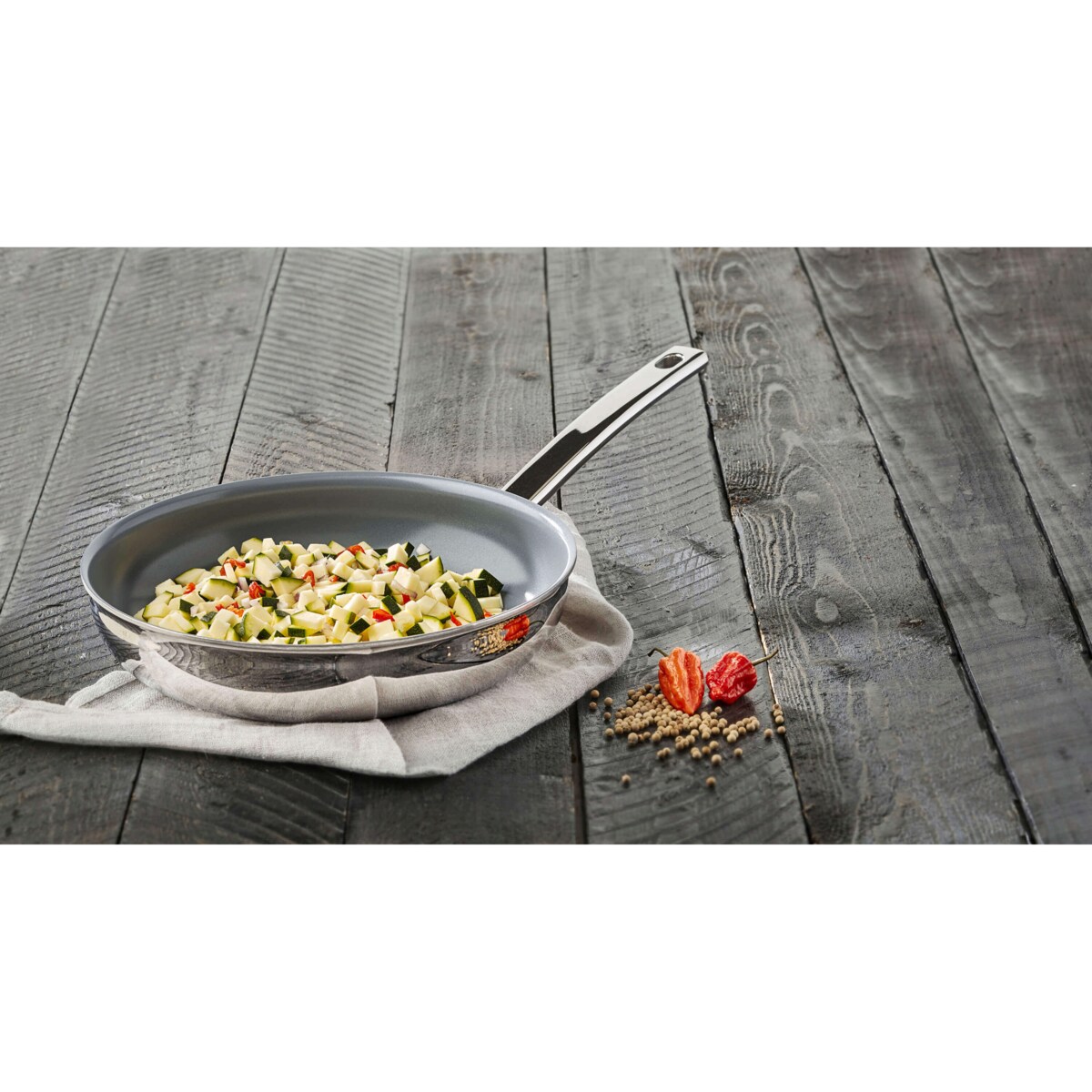 DEMEYERE ECOLINE 5 Patelnia płytka z powłoką Ceraforce 28 cm