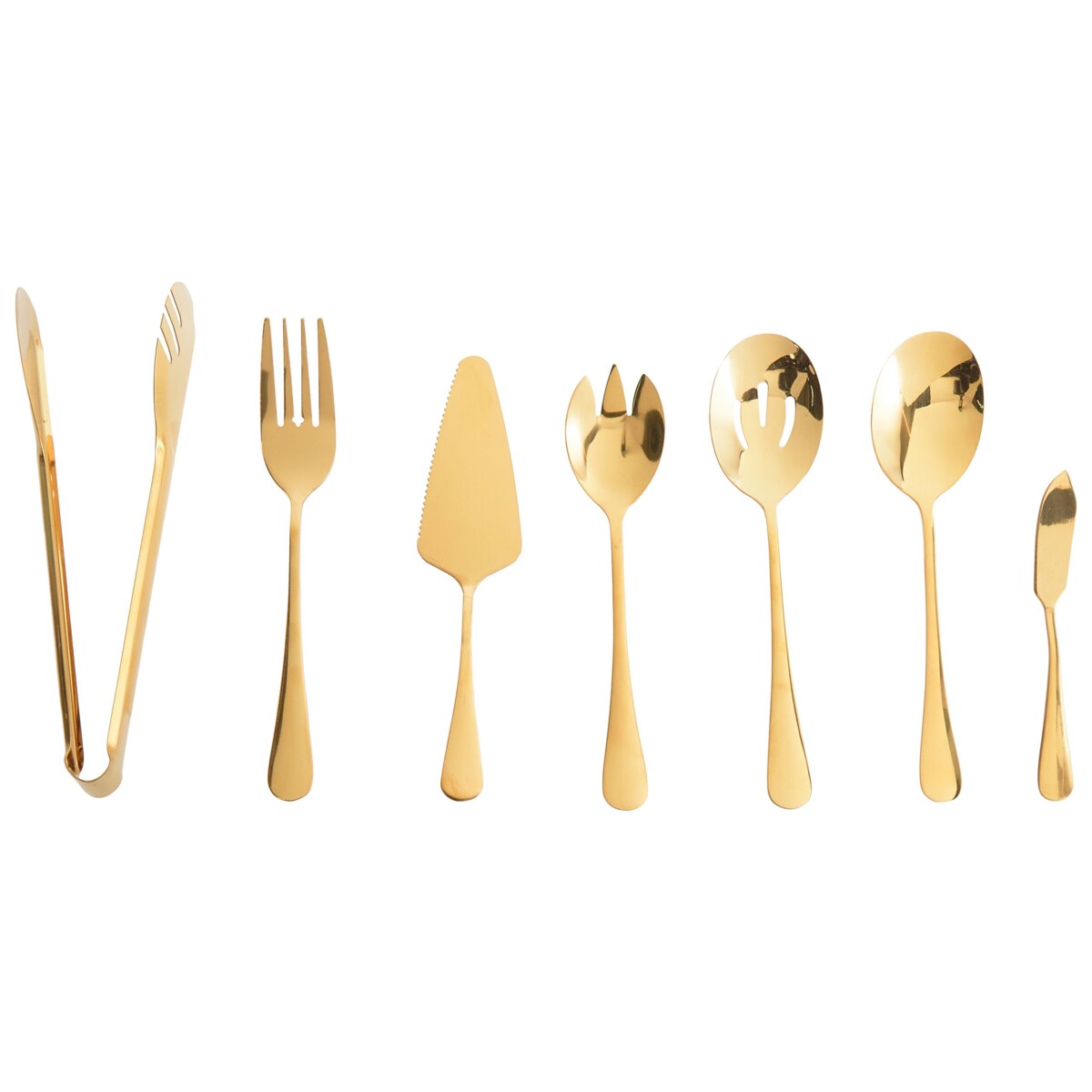 Zestaw przyborów kuchennych 7 elementów ZITI Złoty