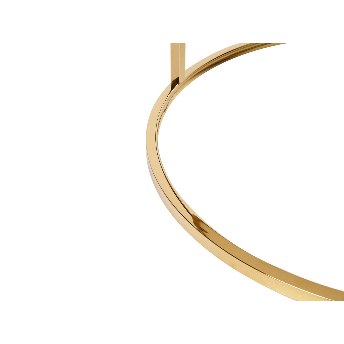 Stolik kawowy beżowy/złoty efekt marmuru CORAL