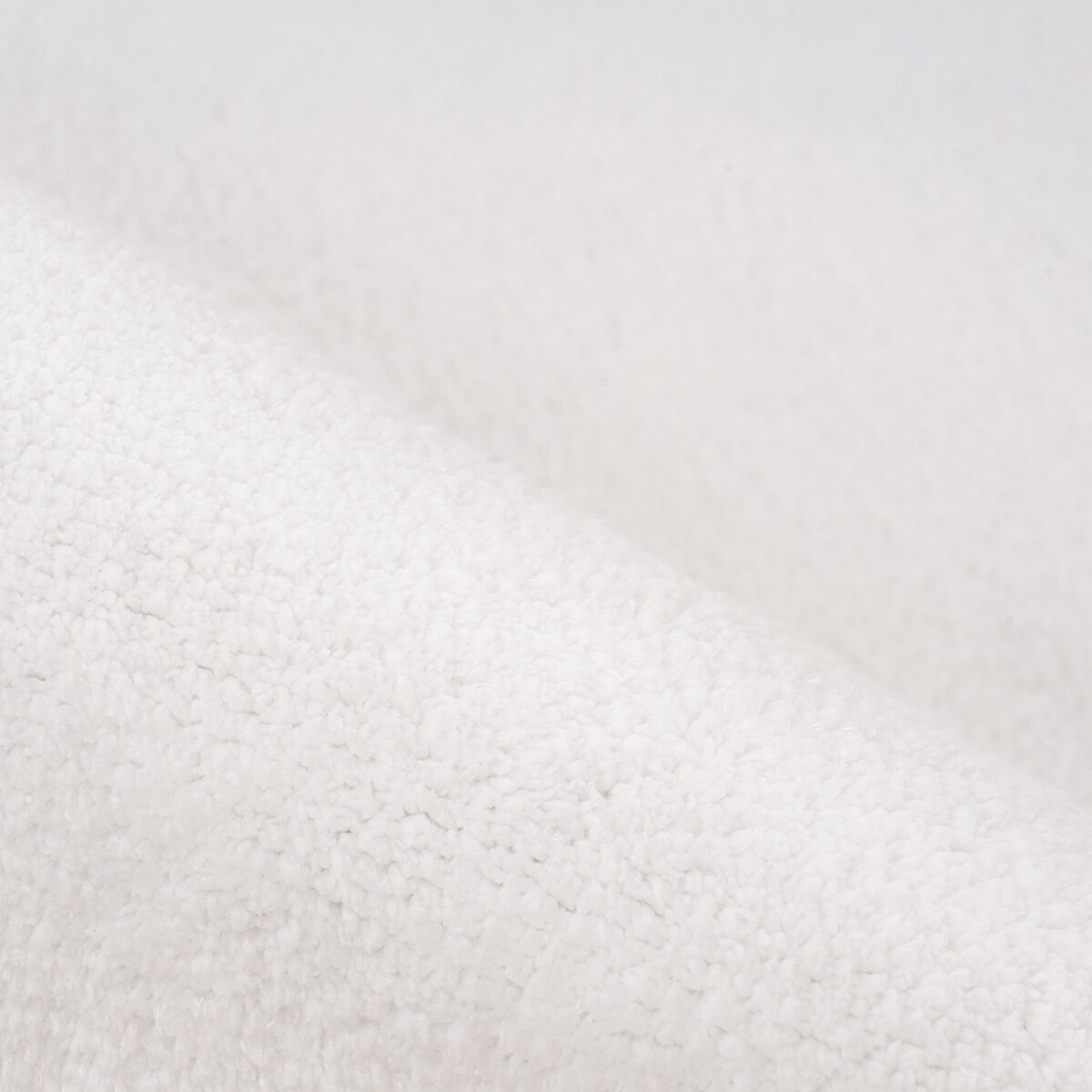 Dywan Jednokolorowy zmywalny antypoślizgowy miękki Calmia Biały 80x140