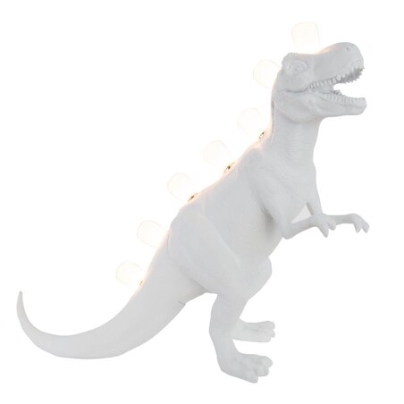 Stołowa lampka dinozaur Tirex TL0104 Yaskr LED 14W dziecięca biały