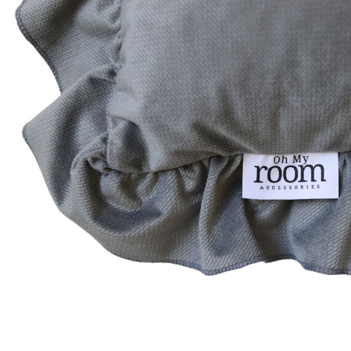 Poszewka Pościel Na Poduszkę Jasiek Z Falbanką 40X40 Grafit