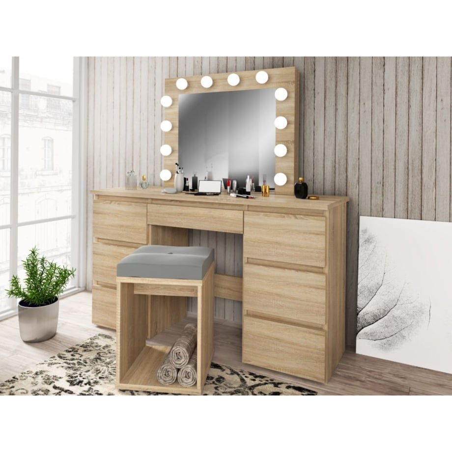 Toaletka ALEKSANDRA 5 dąb sonoma