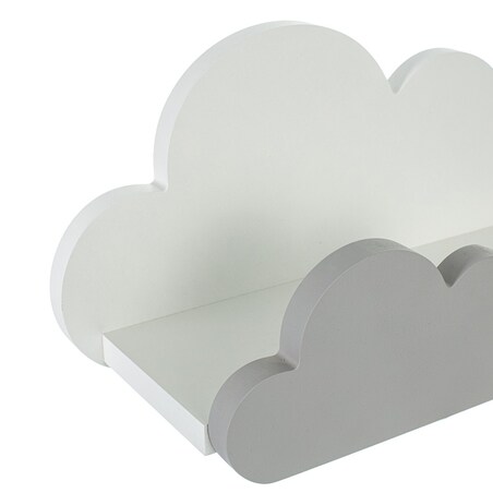 Półka Clouds Premium 38x16x19cm grey, 38 x 16 x 19 cm