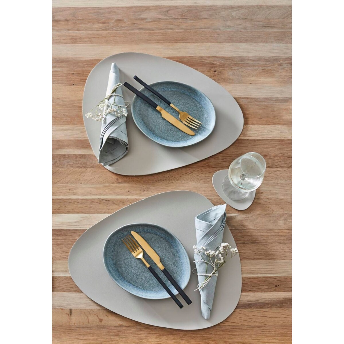 Podkładka Stołowa pod Talerz miskę Kubki ze sztucznej Skóry mata Ochronna