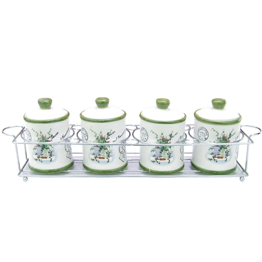 Maestro zestaw 4 pojemników na przyprawy MR2006504CS