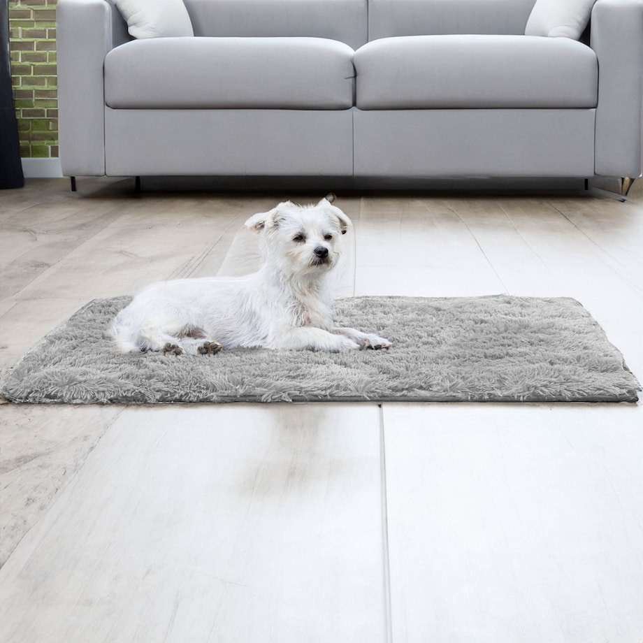 Legowisko Mata Dla Psa M Futrzane Pluszowe Antyalergiczne Materac 60X80 Cm