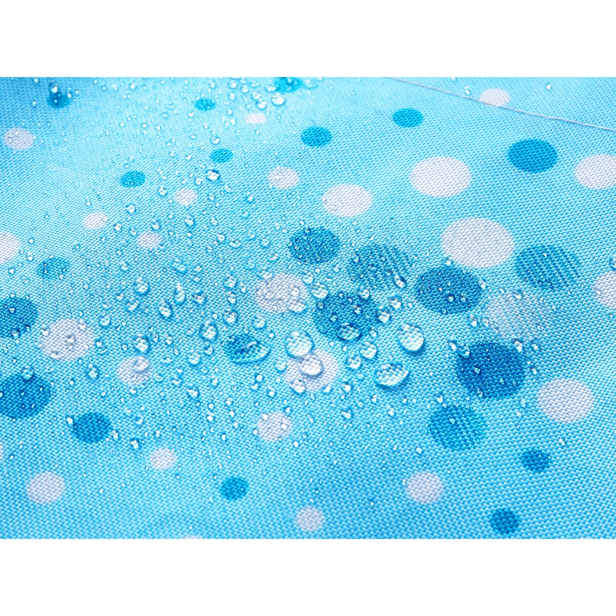 Pufa worek w kropki 140 x 180 cm błękitny