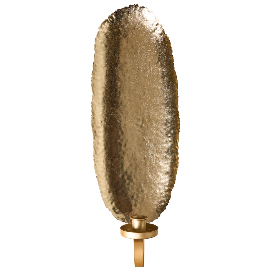 Zestaw 2 świeczników wiszących FEIJO Metal 44 cm Złoty