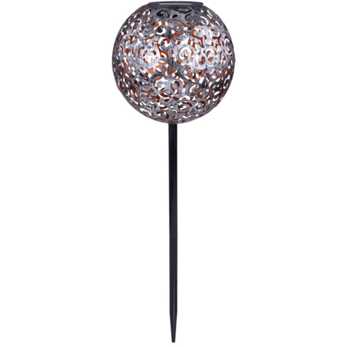 Lampka zewnętrzna Solar 33743 Globo LED 0,06W 3000K kula ball IP44 srebrna