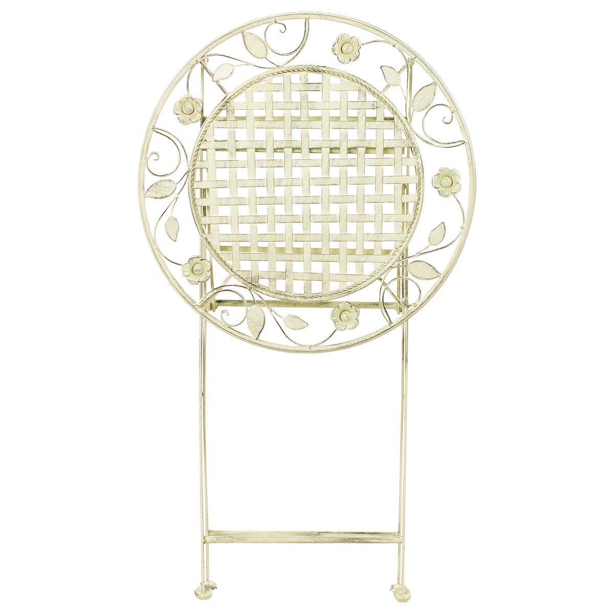 Stolik ogrodowy barowy BIVIO 60 cm 60 cm Metal Jasnozielony