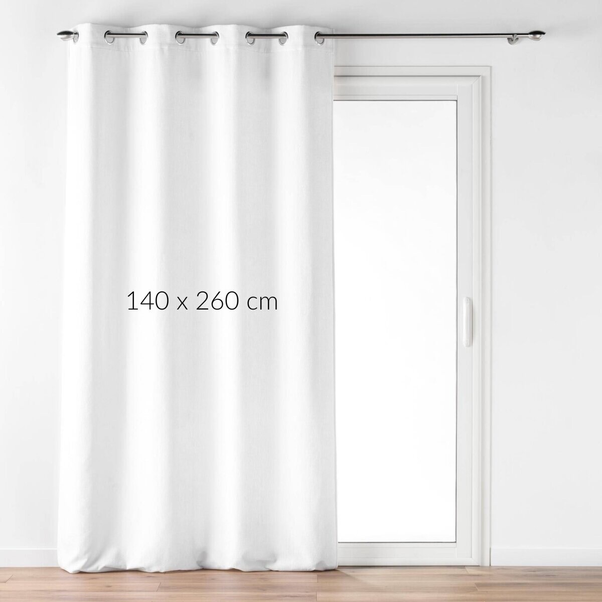 Zasłona na przelotkach, welurowa, VERRA, 140 x 260 cm