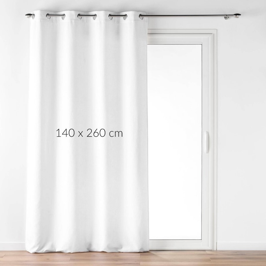 Zasłona na przelotkach, welurowa, VERRA, 140 x 260 cm