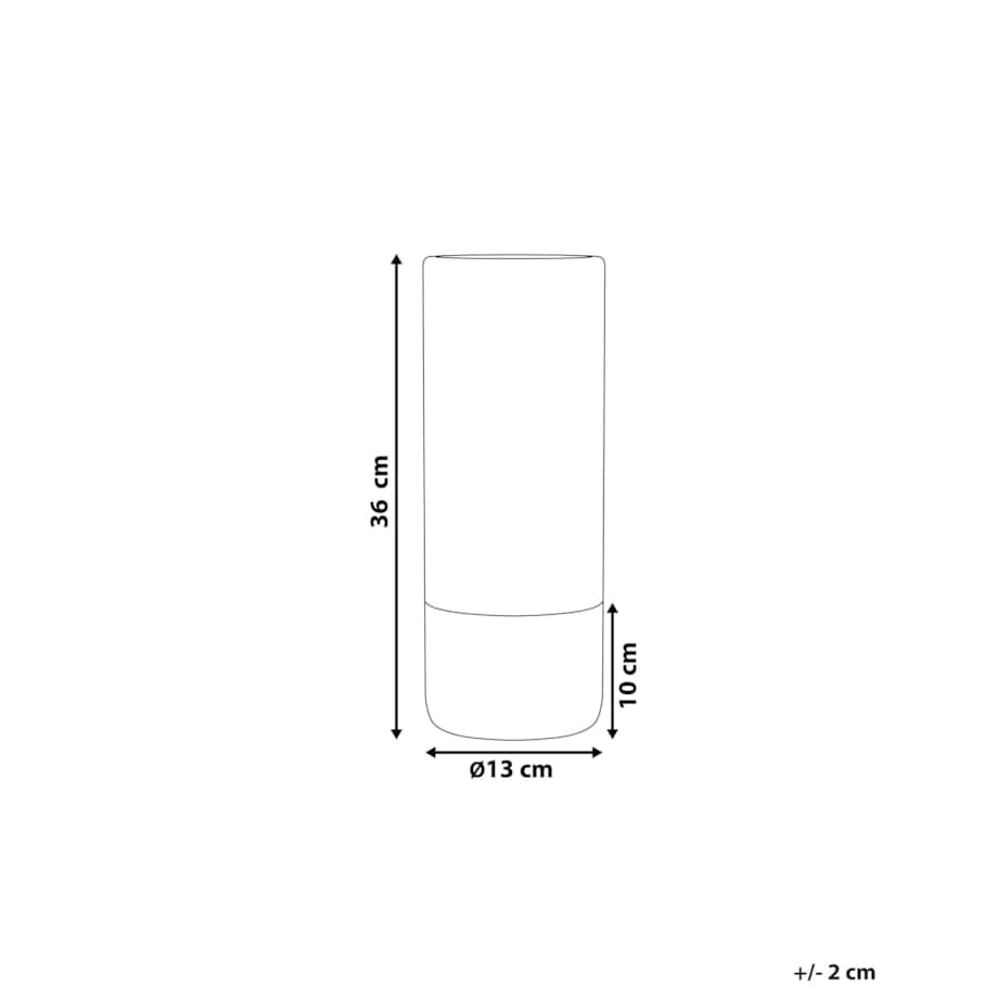 Wazon na kwiaty GELIDA Ceramika Biały