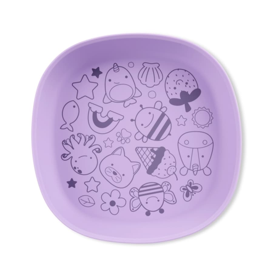 Skip Hop Talerzyk dla Dziecka Silikonowy Squad Purple