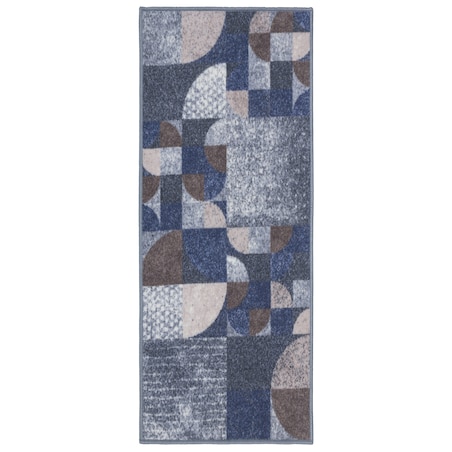 Chodnik Antypoślizgowy Vita 80x200 cm Abstrakcja Szary