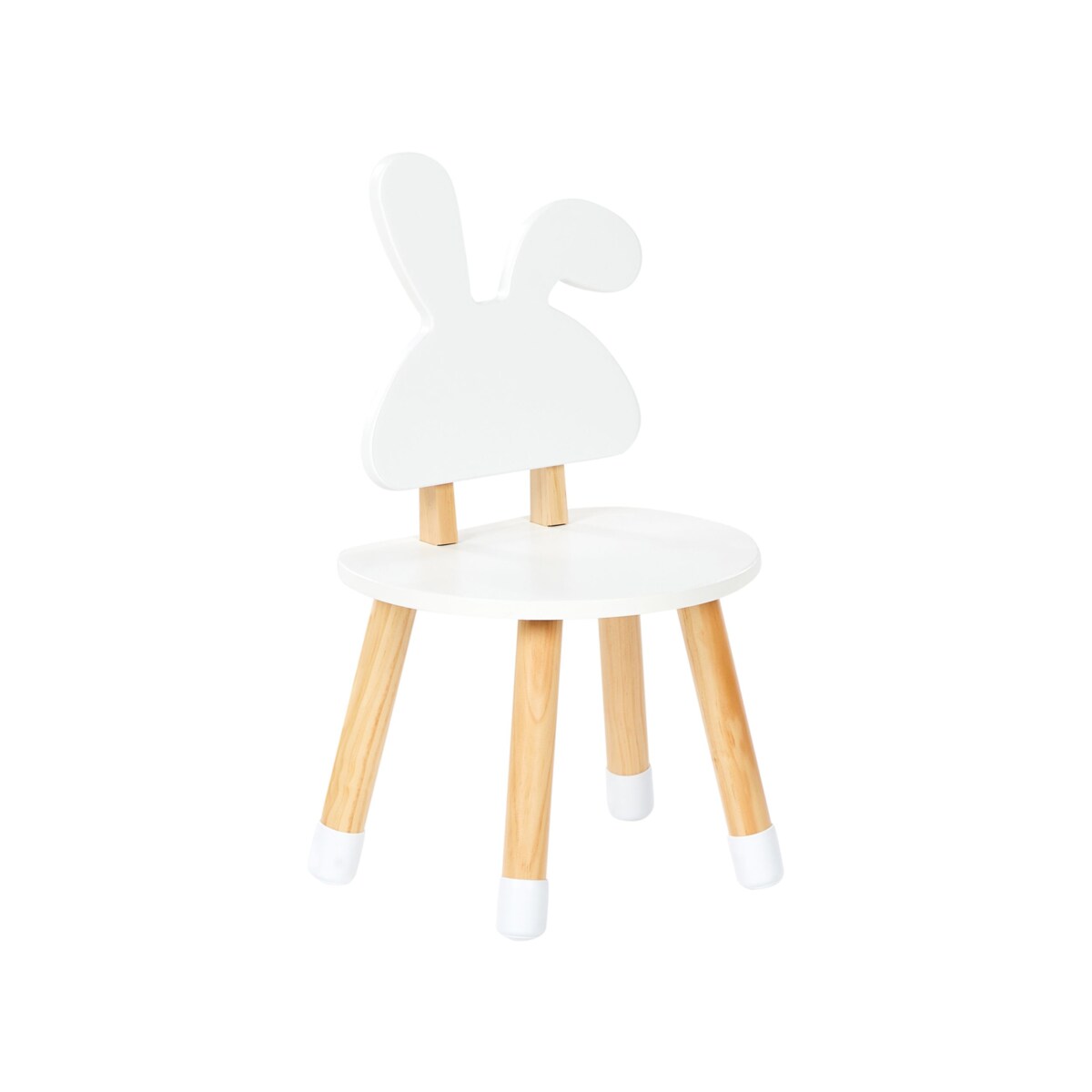 Zestaw dla dzieci stół i 2 krzesła jasne drewno z białym ROBIN