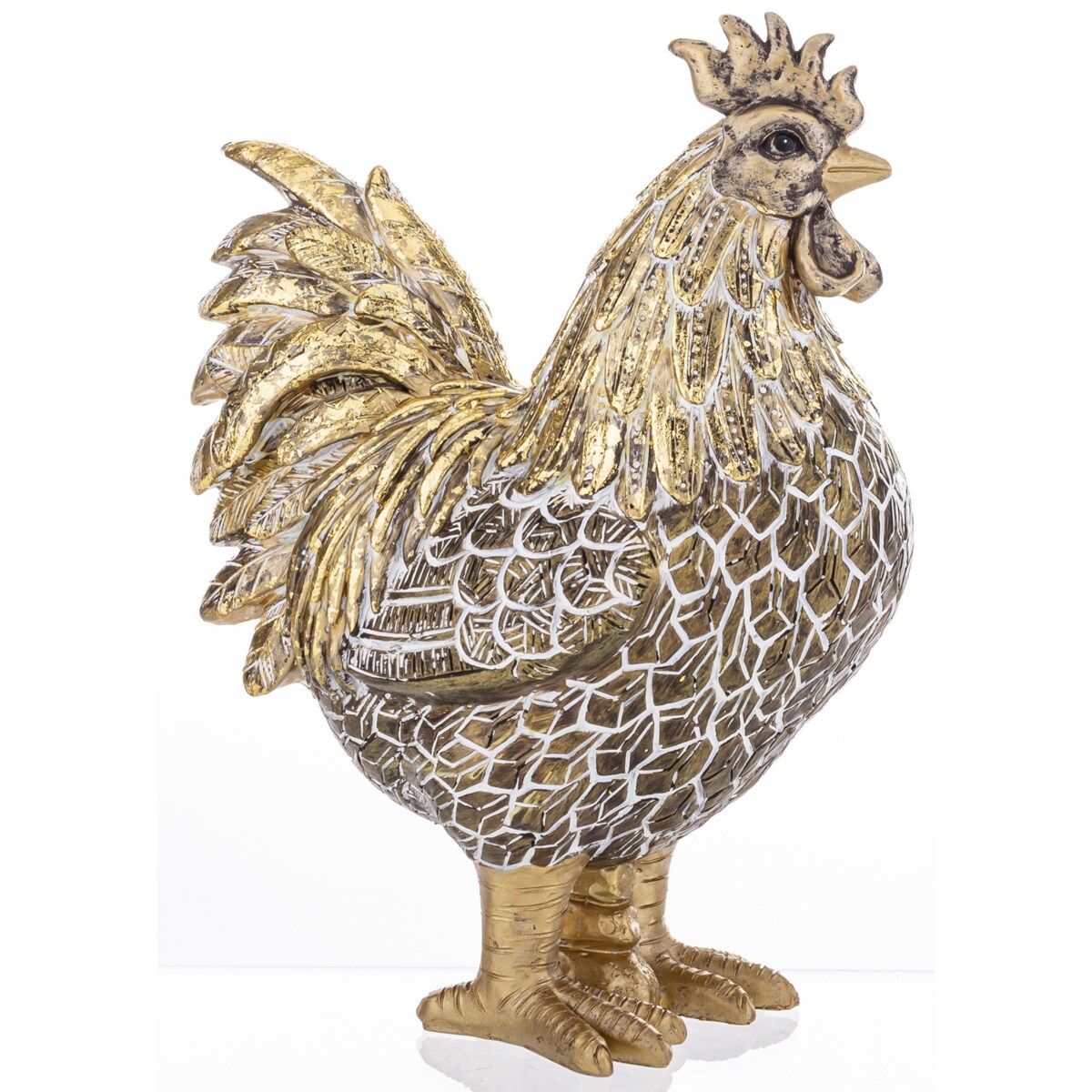 Dekoracja - kogut 26,5x20x11 cm CAZZO dropiaty