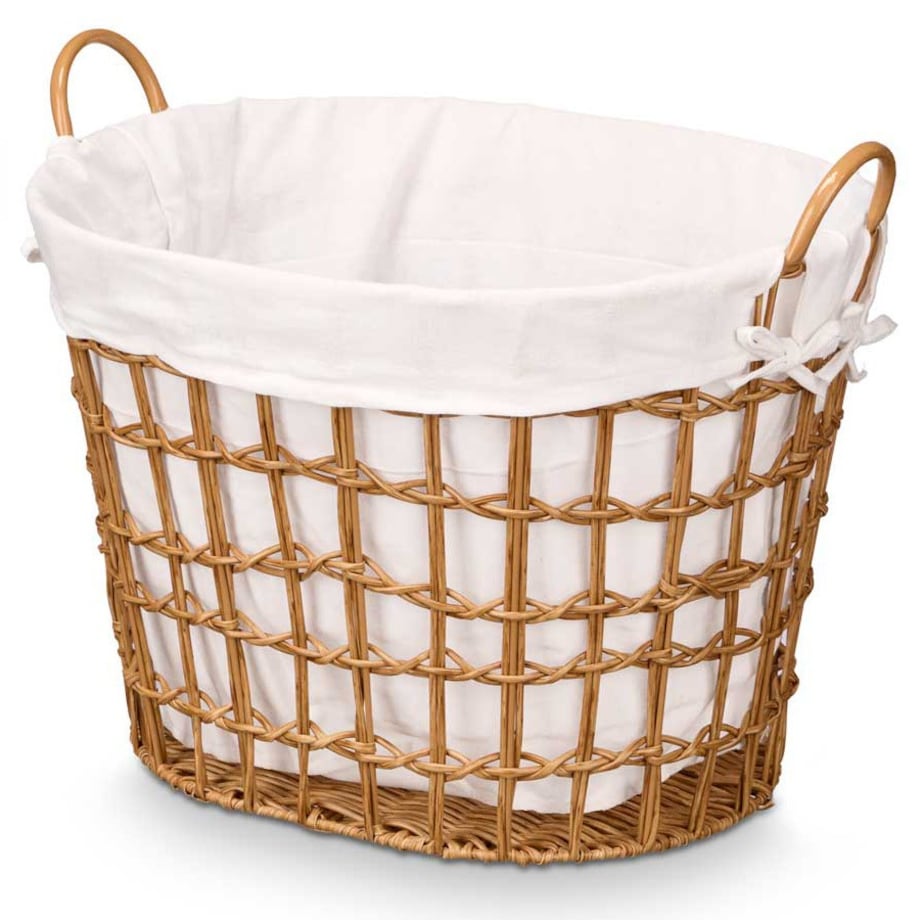 Kosz na pranie 40x56x43 cm CORNIX OVAL natural