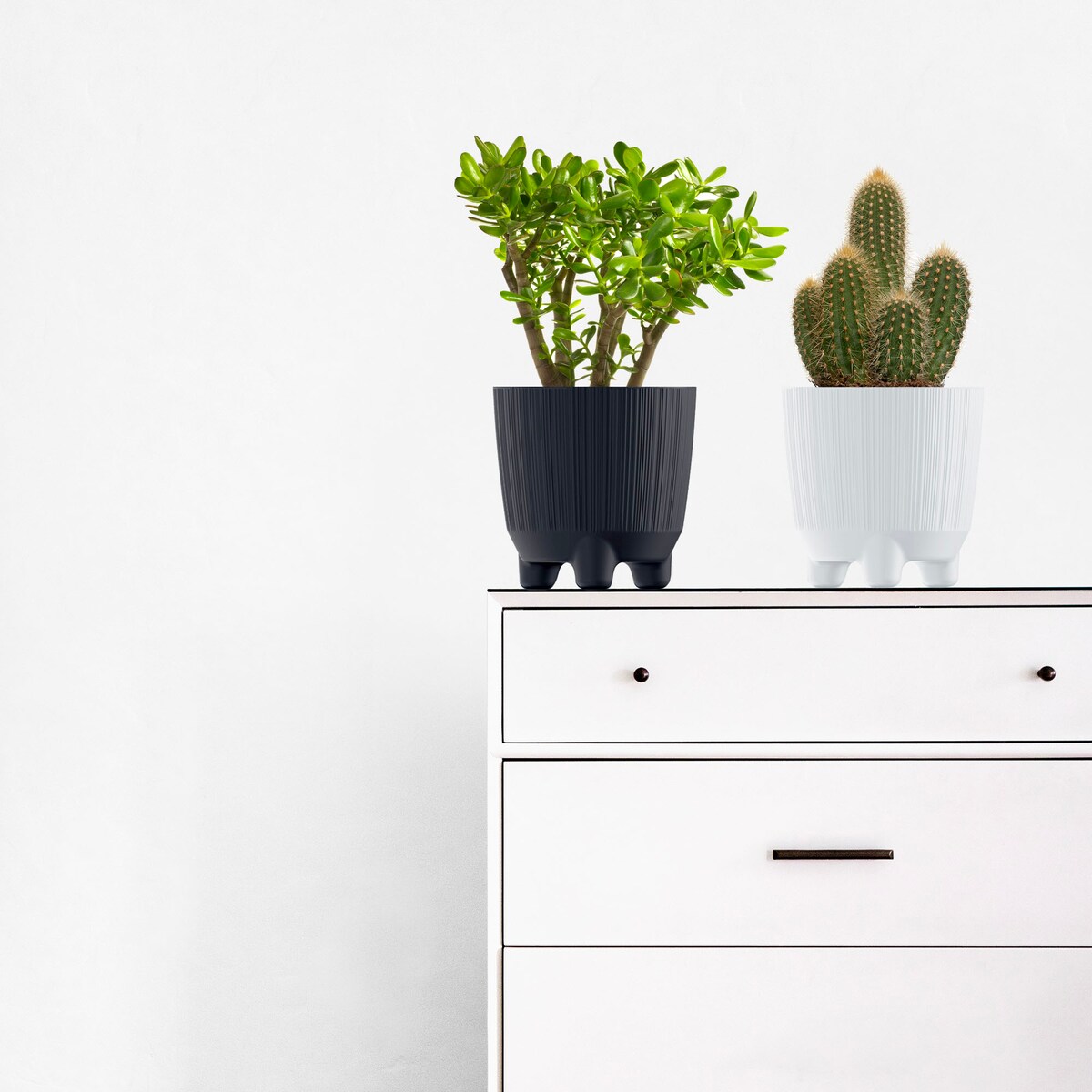 Doniczka Osłonka Okrągła Na Kwiaty 14,5 Cm Zestaw