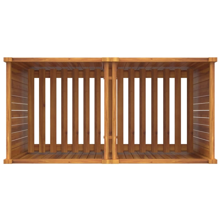 vidaXL Donica ogrodowa z wyściółką, 100x50x100cm, lite drewno akacjowe