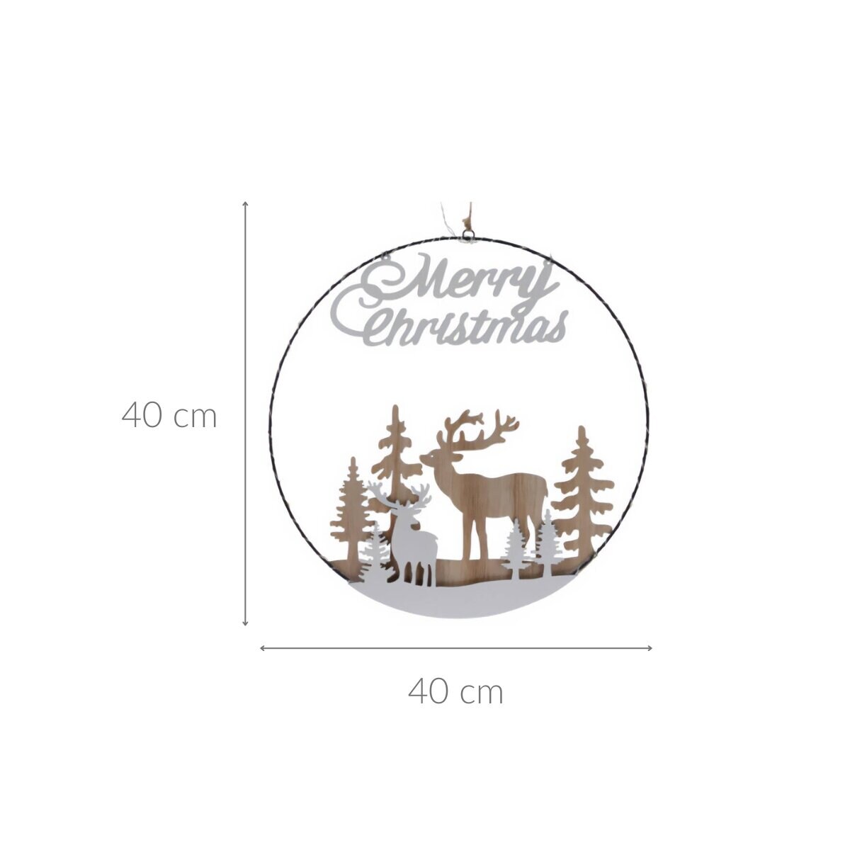 Dekoracja świąteczna z LED do zawieszenia, Ø 40 cm