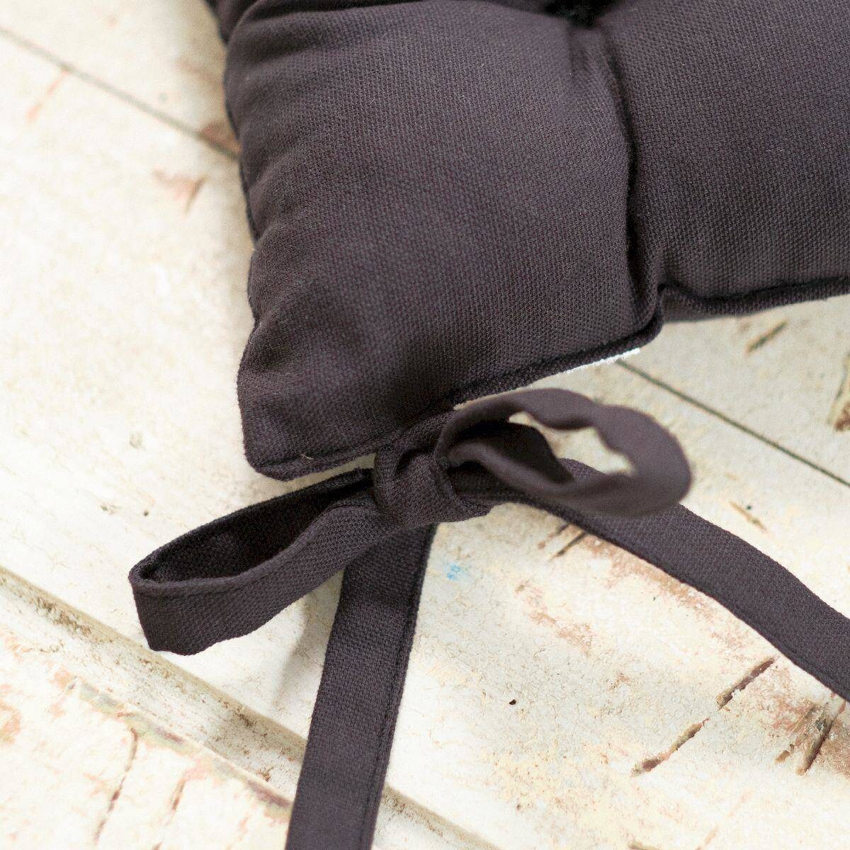 Poduszka na krzesło, pikowana, bawełna, 38 x 38 cm