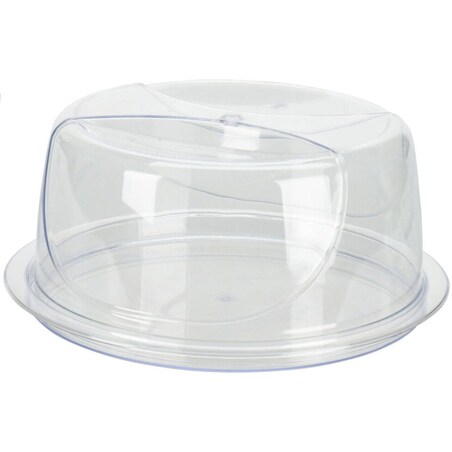 Patera z kloszem na ciasto, tworzywo sztuczne, Ø 34 cm