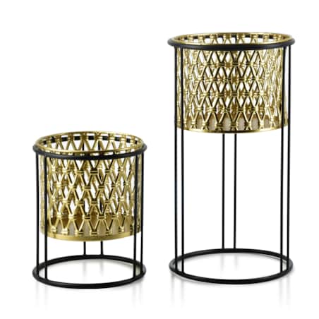 SWEN Komplet 2 doniczek 20xh40cm, 18xh22,5cm