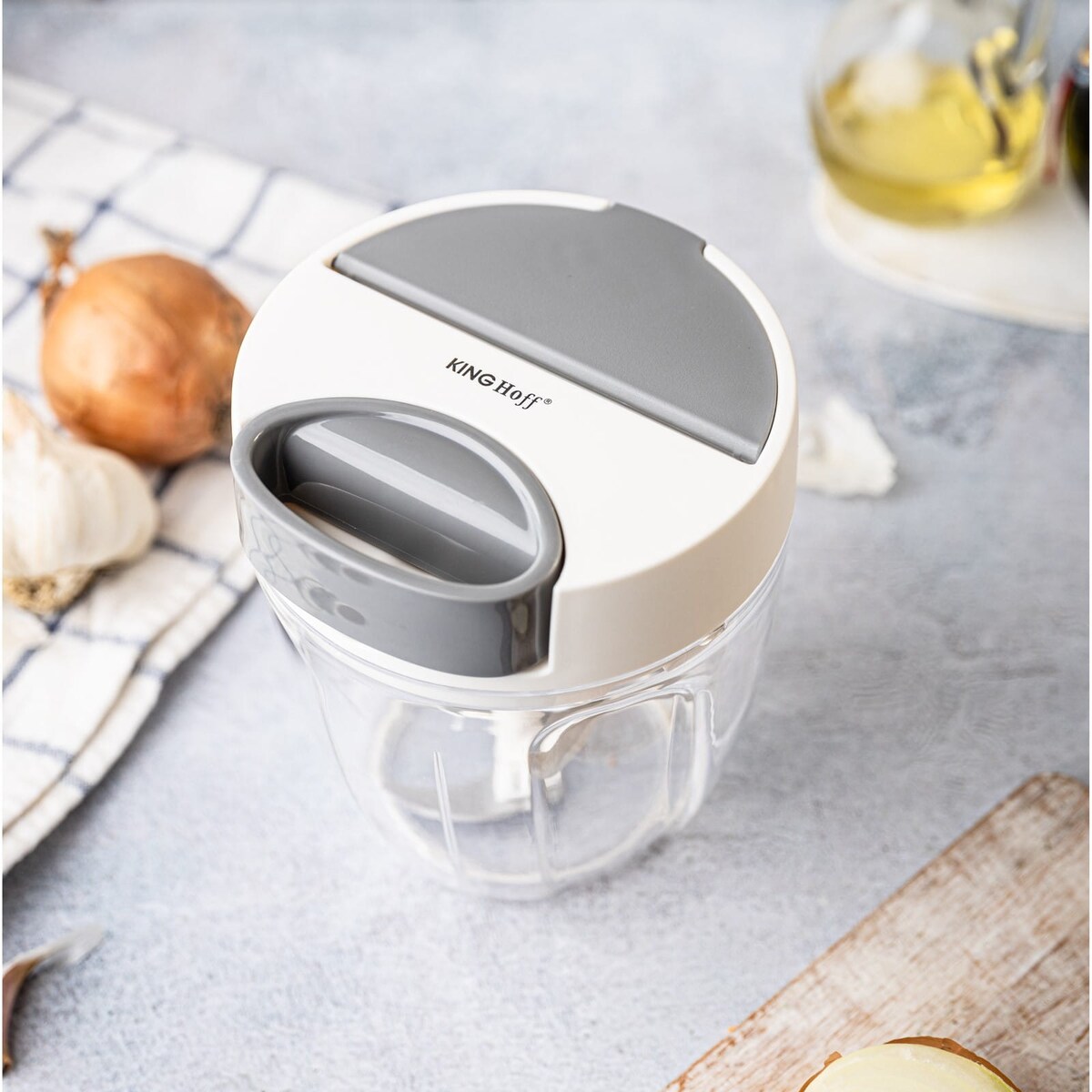 Rozdrabniacz siekacz kuchenny sznurkowy 900ml KINGHOFF