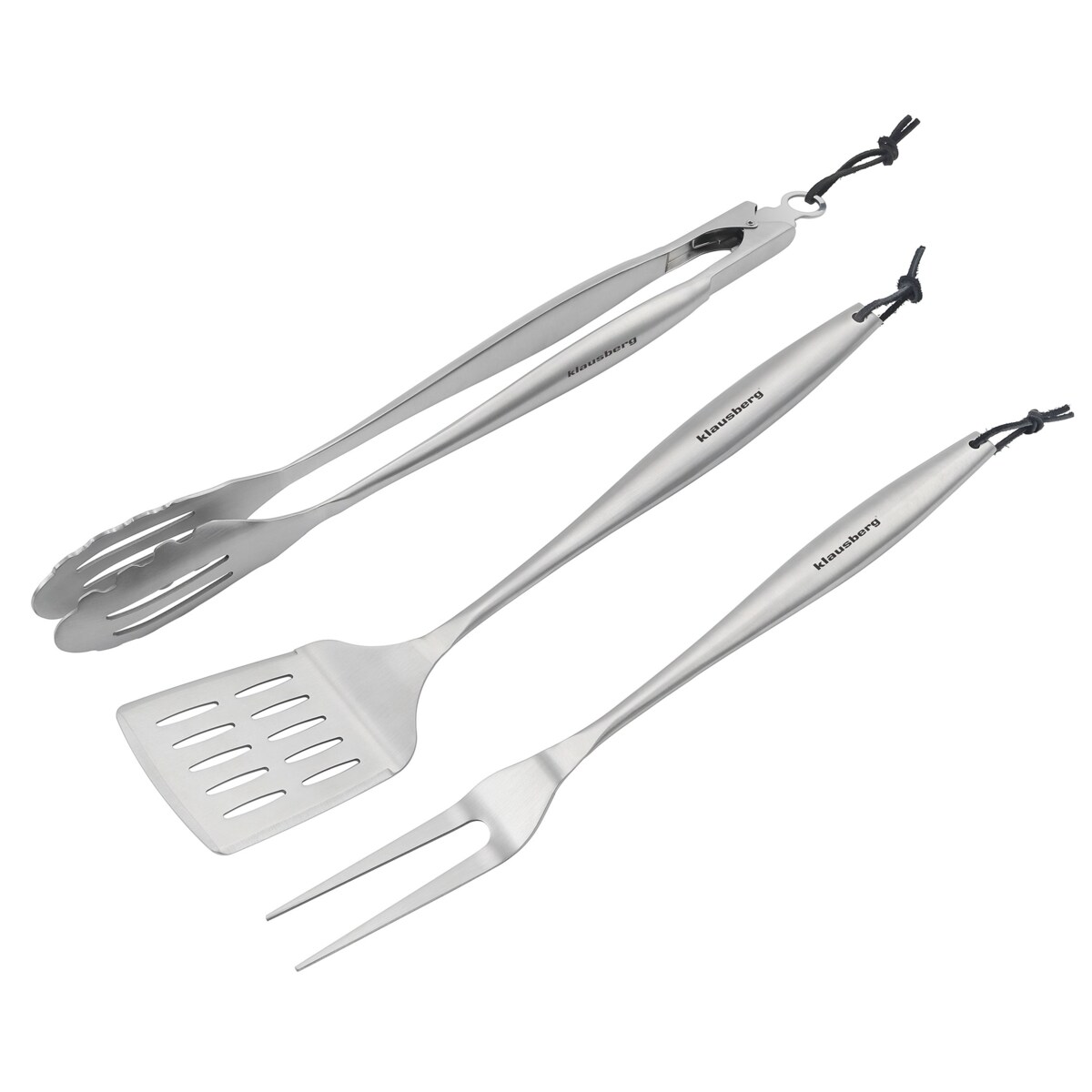 Zestaw przyborów do grilla, 3 elementy, Narzędzia do grillowania, KLAUSBERG