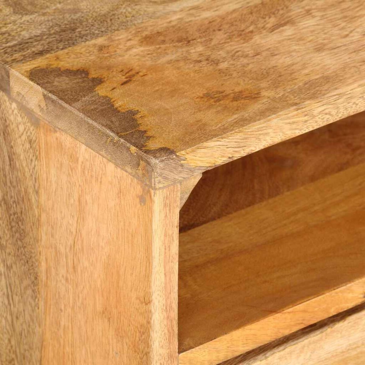 vidaXL Szafka pod telewizor, 110x30x41 cm, lite drewno mango