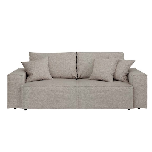 Melow 3-osobowa rozkładana sofa - jasnoszara